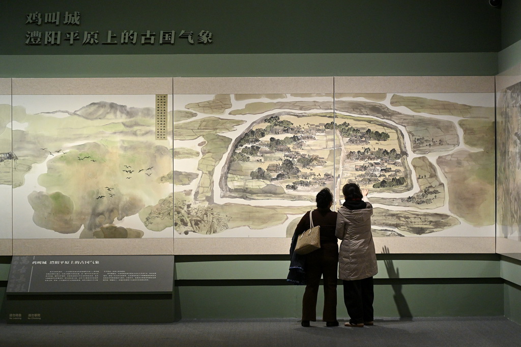 “万古长歌——湖南史前文明图卷展”在中国国家博物馆开幕