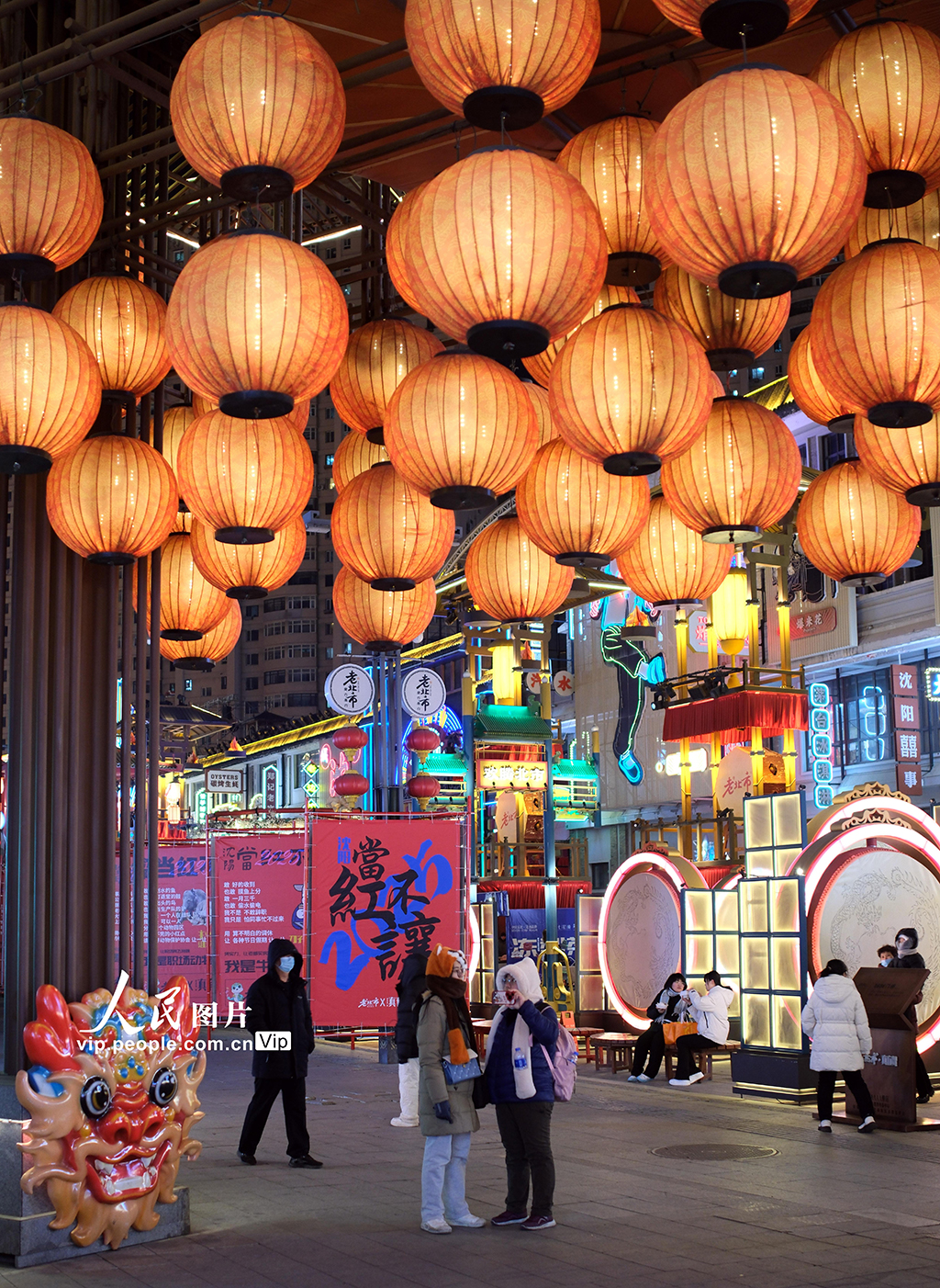 辽宁沈阳：老北市景区张灯结彩迎客来【3】