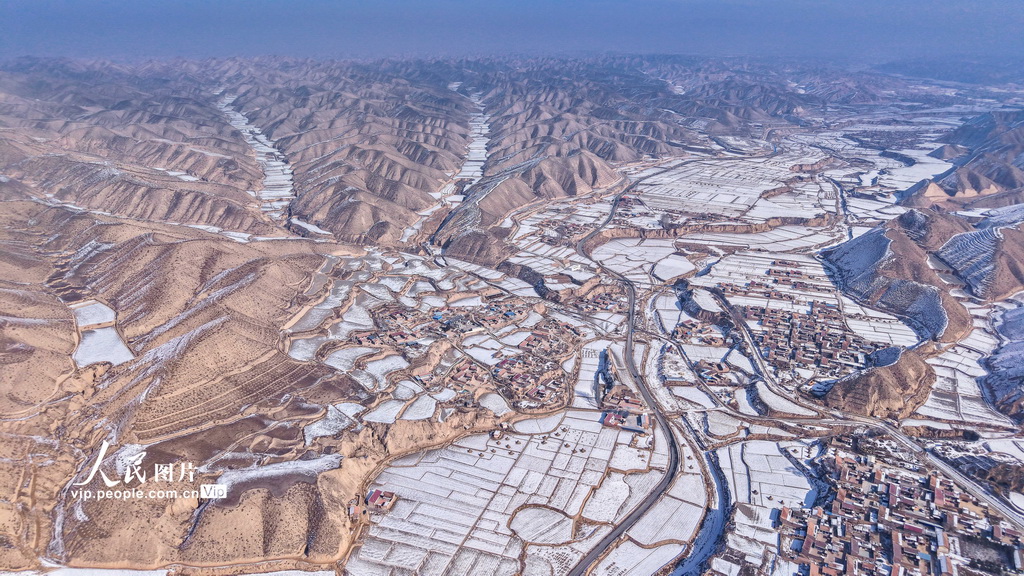 甘肃靖远：山川雪景如画【2】