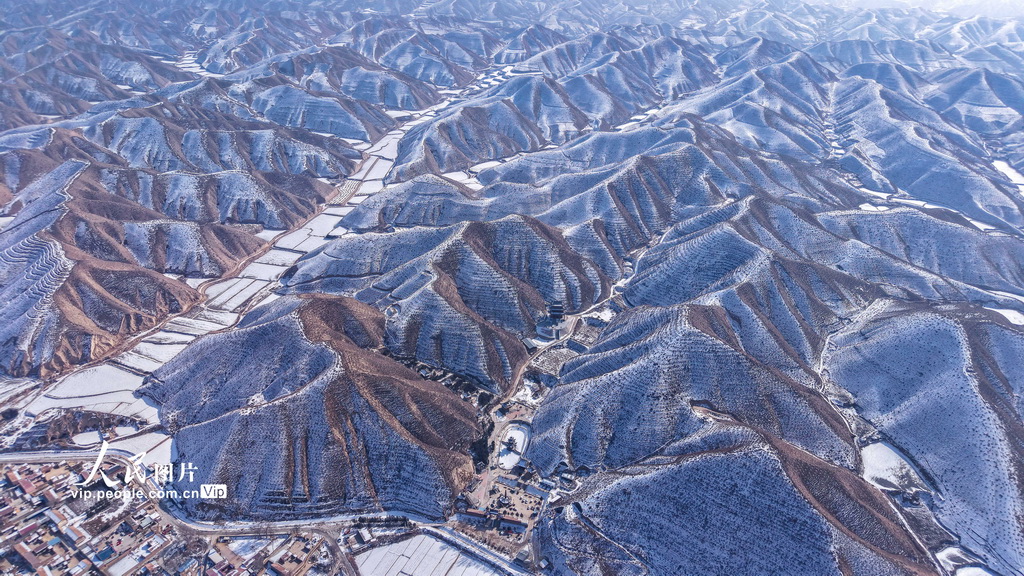 甘肃靖远：山川雪景如画【3】