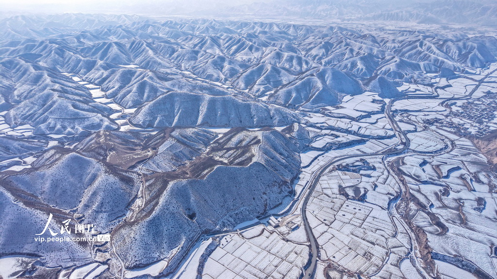 甘肃靖远：山川雪景如画【4】
