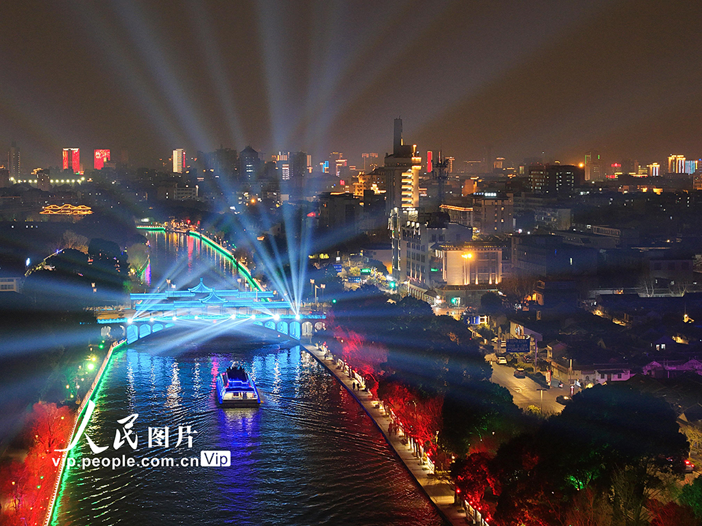 江苏扬州：古运河璀璨夜景【2】