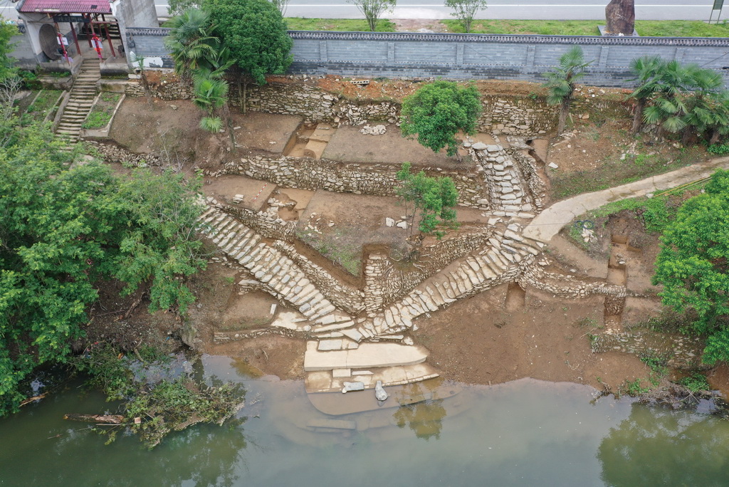 江西景德镇市浮梁县樟村坞清代晚期码头（资料照片）。