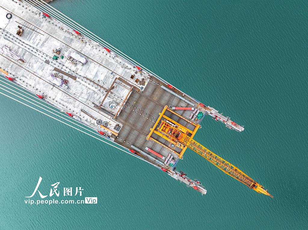 云南绥江：新市金沙江特大桥建设正酣【4】