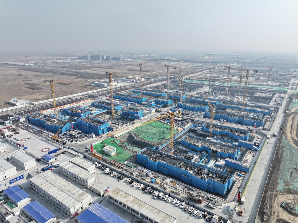 河北雄安新区高质量建设的春日律动