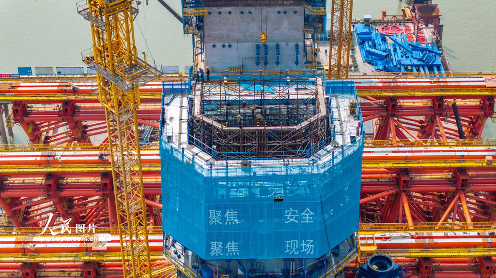 安徽池州长江公铁大桥建设有序推进【3】