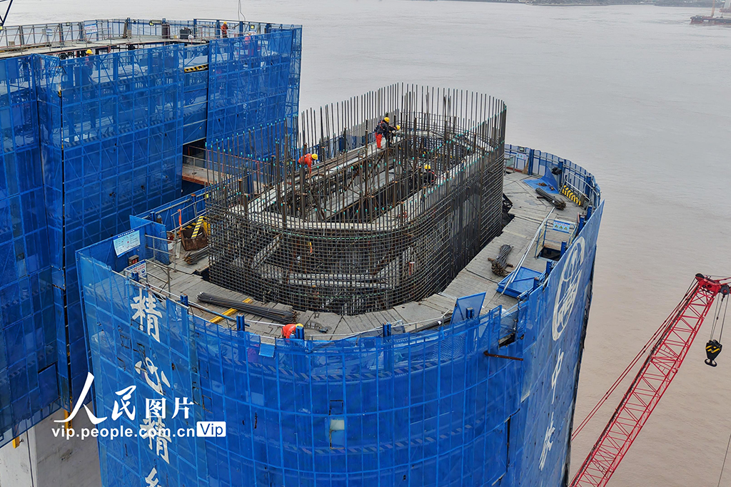 浙江舟山：甬舟铁路施工现场