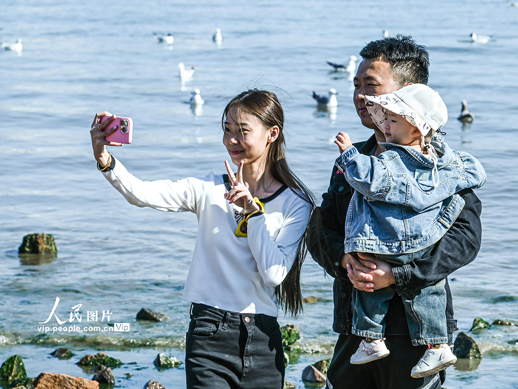 山东青岛：栈桥景区游人如织【4】