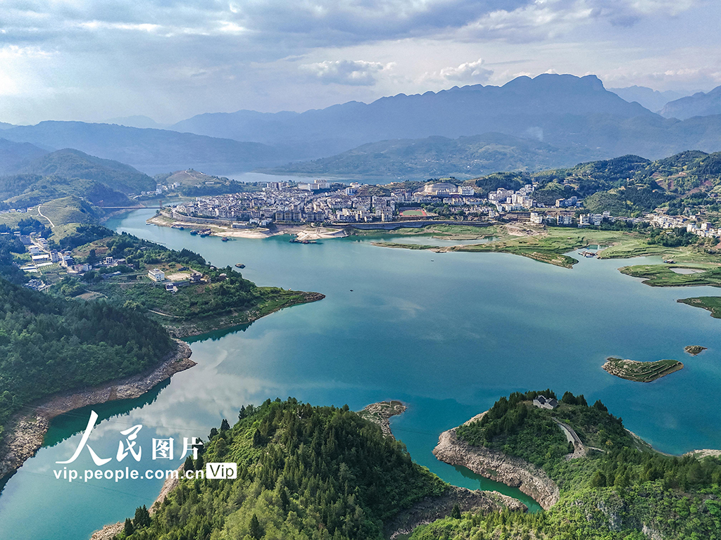 重庆：大昌湖国家湿地公园景美如画