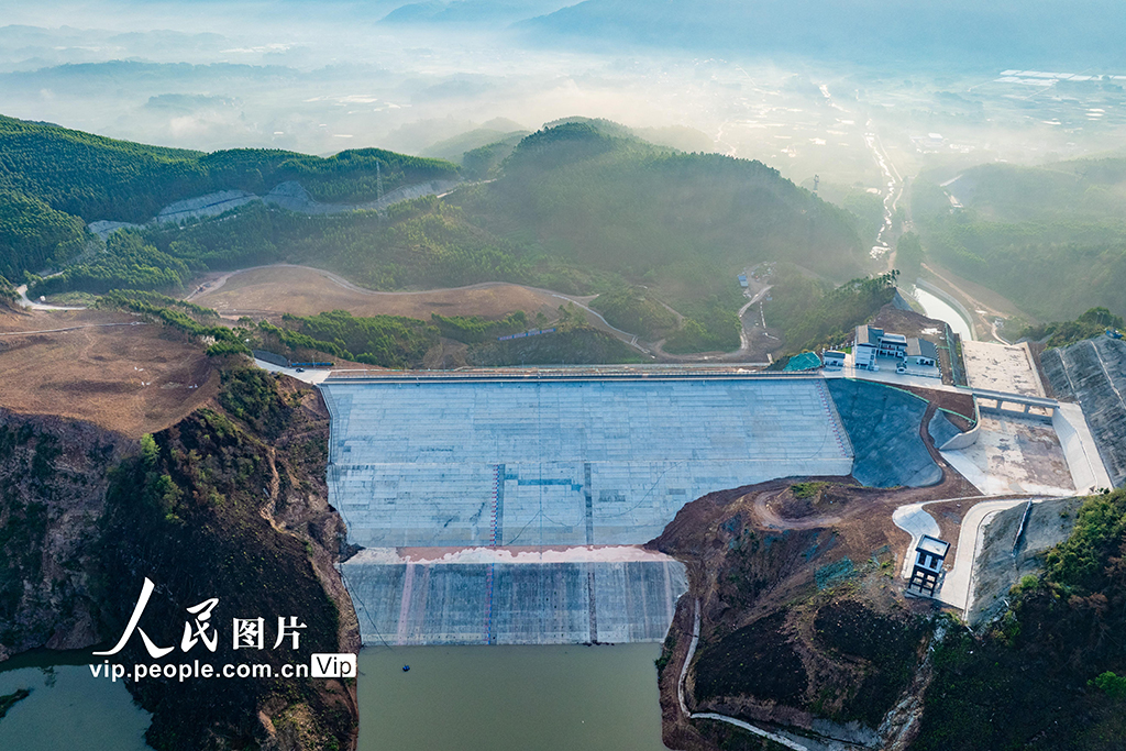 广西蒙山：古皂水库工程建成试运行【2】