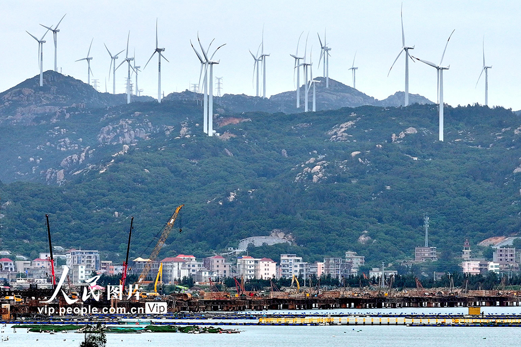 福建莆田：后海跨海特大桥施工正酣【6】