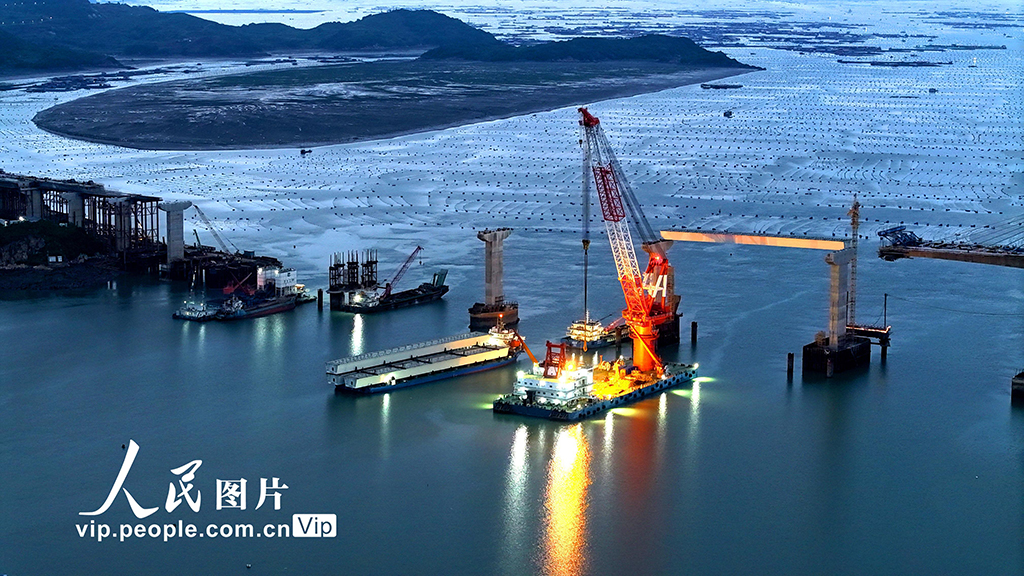 福建霞浦：东吾洋特大桥建设有序推进【2】