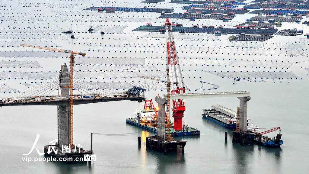 福建霞浦：东吾洋特大桥建设有序推进【4】