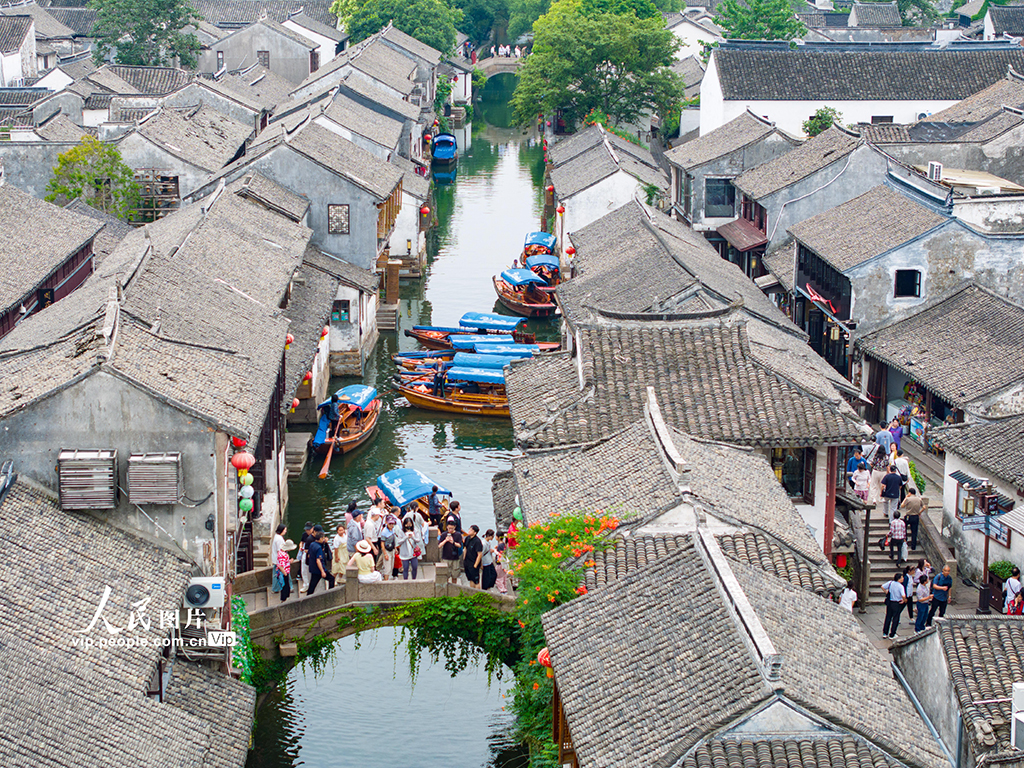 江苏昆山：周庄古镇旅游人气旺【2】