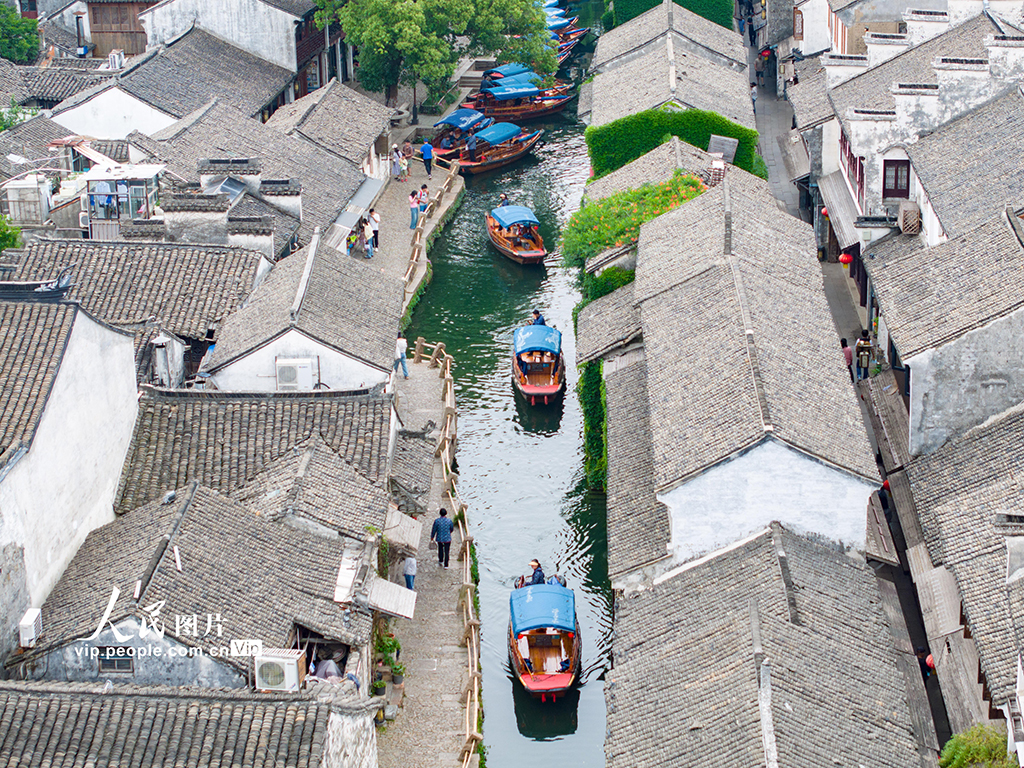 江苏昆山：周庄古镇旅游人气旺【3】