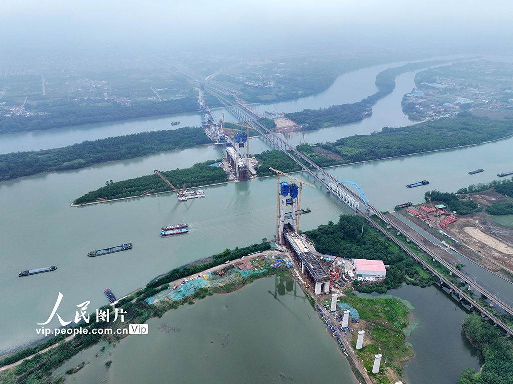 江苏扬州：新建沪宁合高铁建设正酣【6】