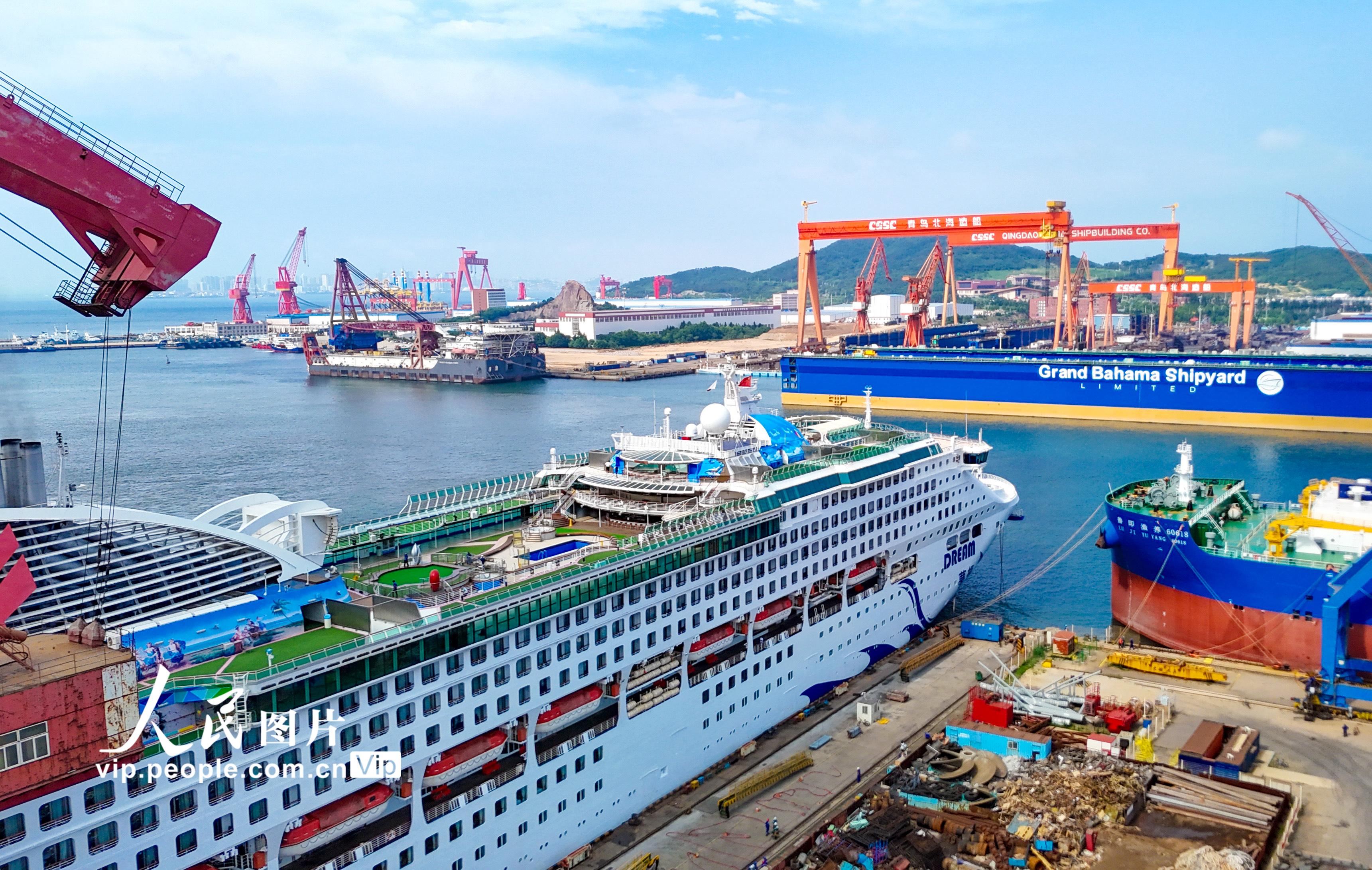 山东首次完成豪华邮轮进坞常规修理任务【4】