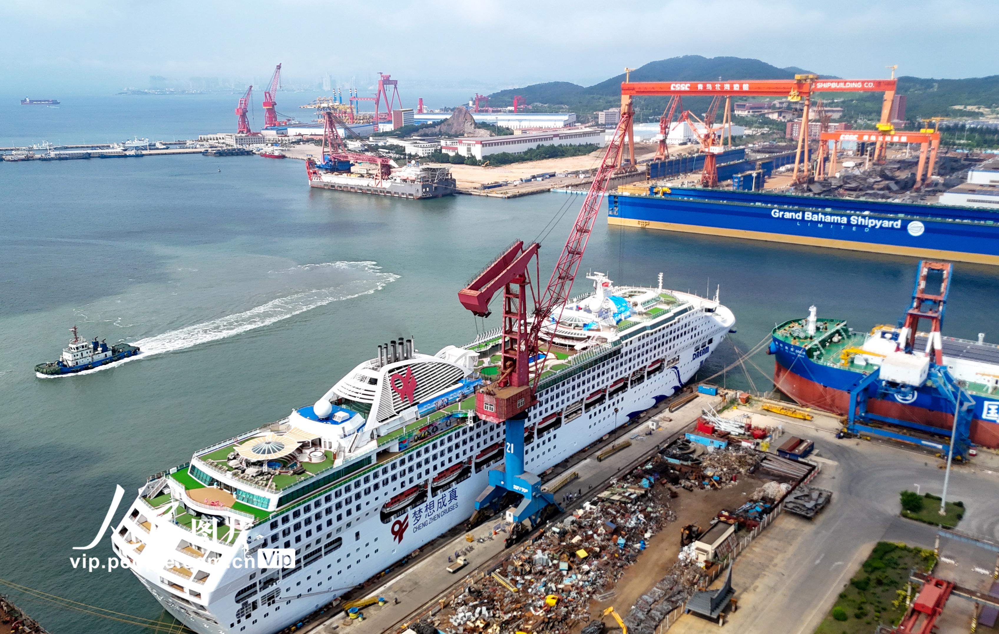 山东首次完成豪华邮轮进坞常规修理任务【6】