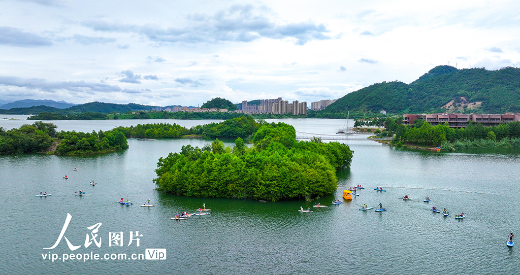 浙江淳安：夏日玩转水上娱乐项目【2】