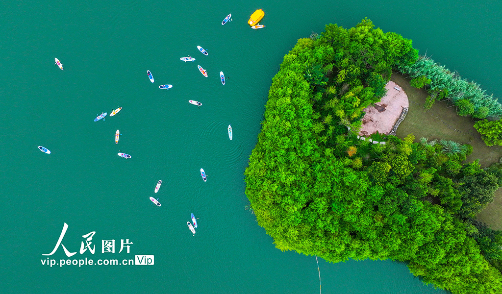 浙江淳安：夏日玩转水上娱乐项目【4】