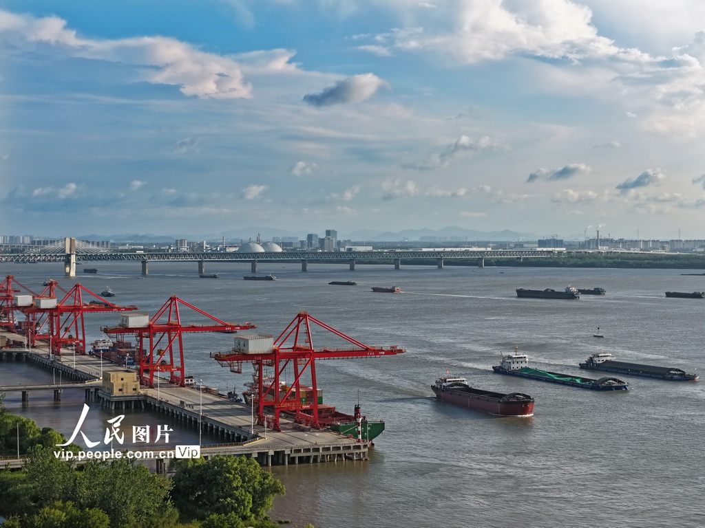 安徽芜湖：智慧港口生产忙【2】