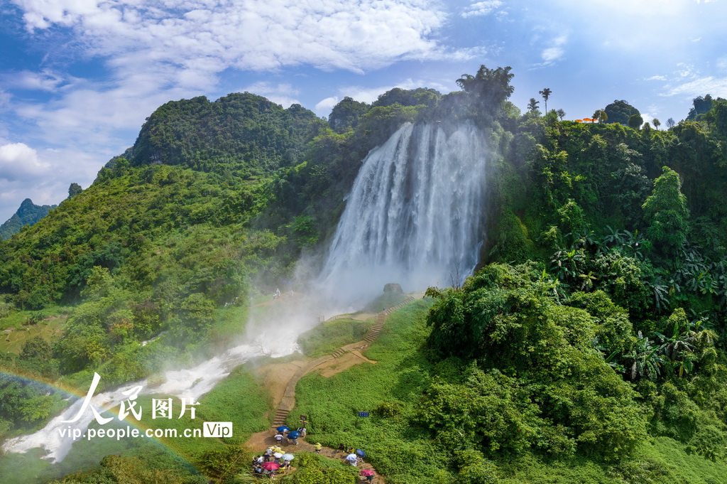 广西靖西：三叠岭瀑布壮美如画【2】