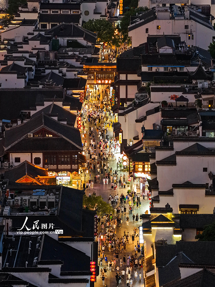 江苏南京：夫子庙游人如织【4】