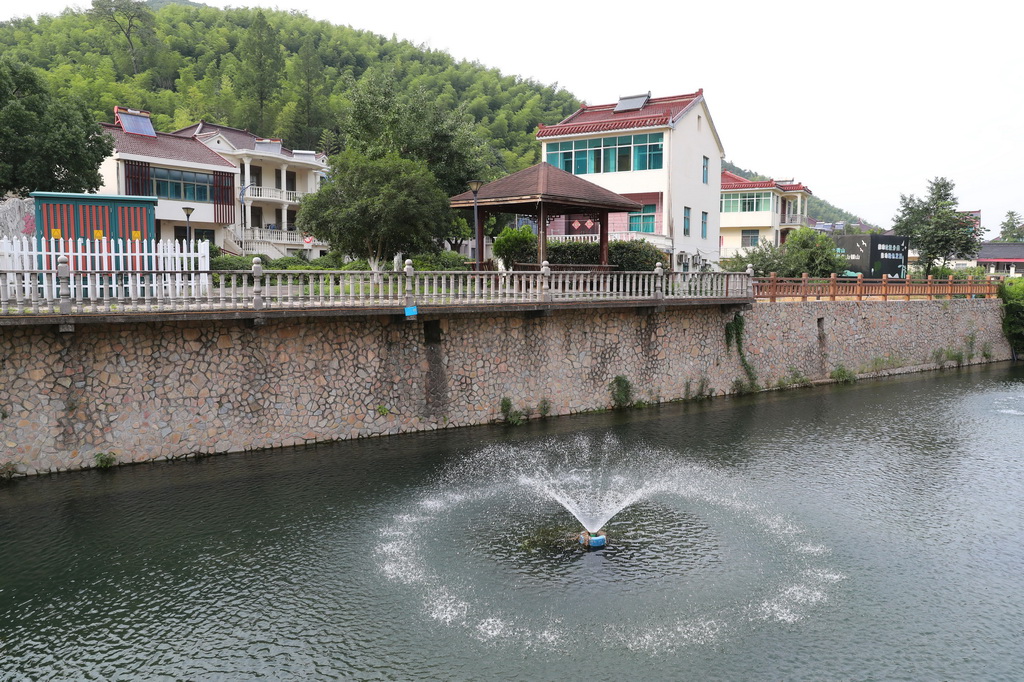 7月16日拍摄的长兴县煤山镇新川村。新华社记者 龚兵 摄