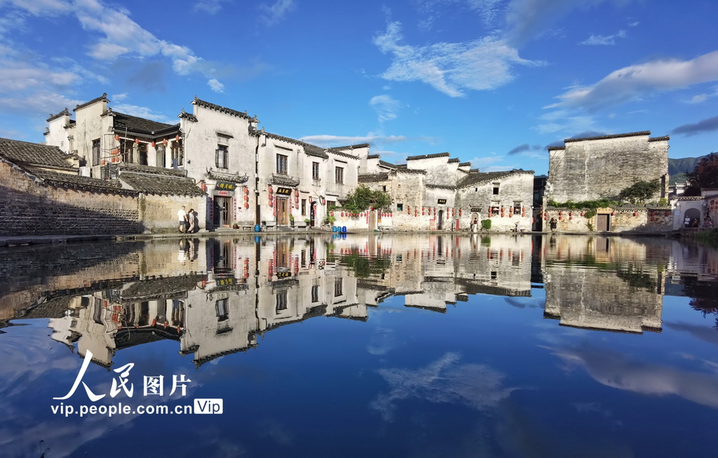 安徽黟县：水墨宏村景色宜人【5】