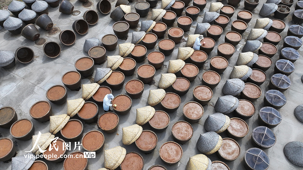 江苏灌云：夏日晒酱【4】