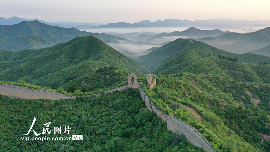 北京密云：蟠龙山长城晨雾缥缈景美如画【3】