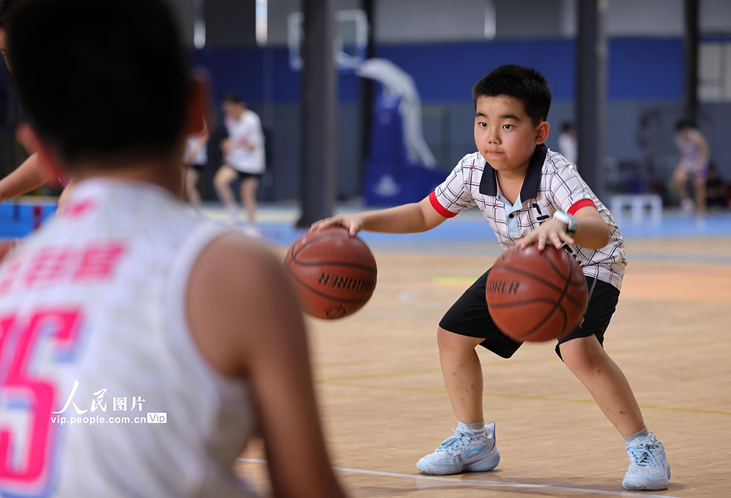 河北广宗：暑期勤练技 运动强体魄【4】