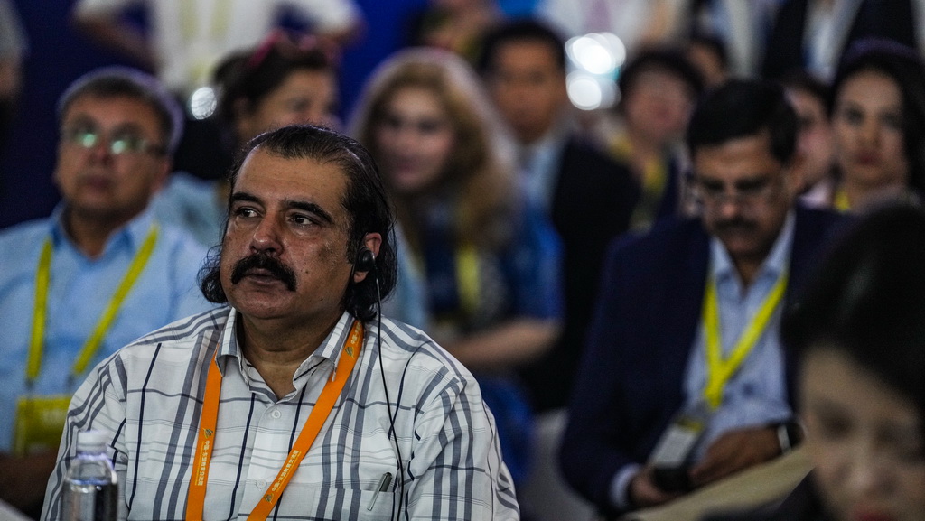 7月26日，参会代表出席2025中国—东盟教育交流周开幕式。