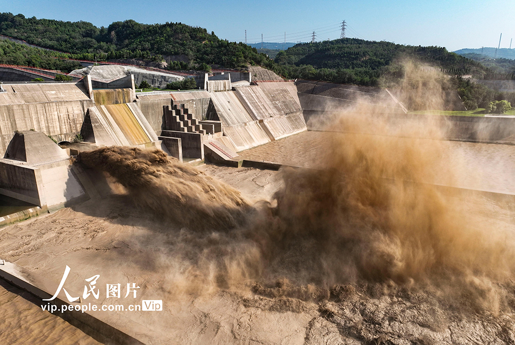 河南济源：小浪底泄洪防汛【3】