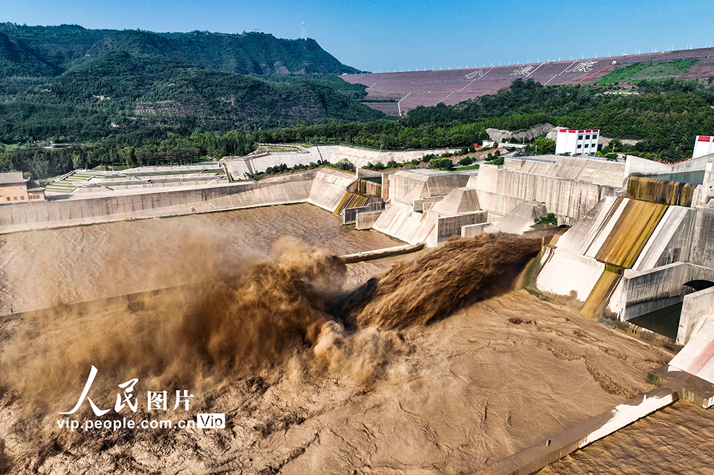 河南济源：小浪底泄洪防汛【4】