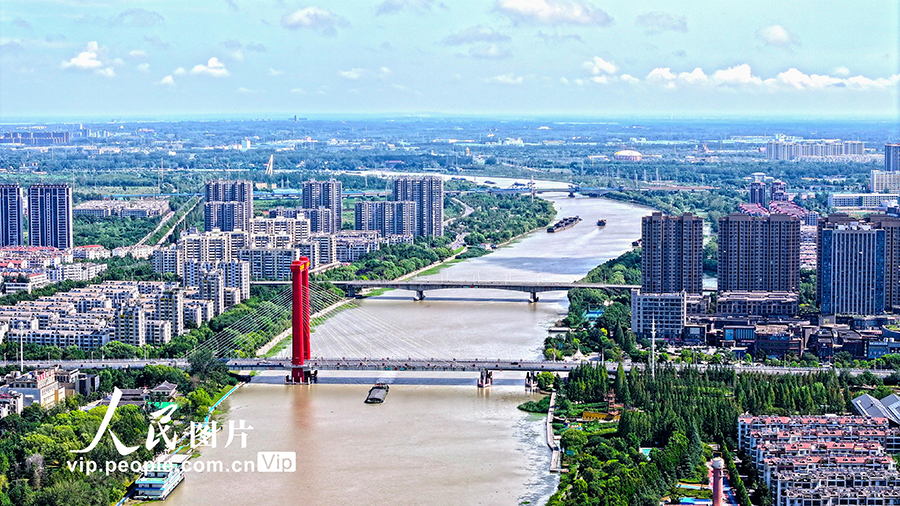 江苏宿迁：京杭大运河运输忙【3】