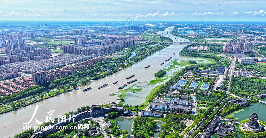 江苏宿迁：京杭大运河运输忙【4】