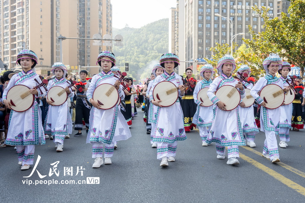 贵州毕节举办民族非遗大巡游活动【7】