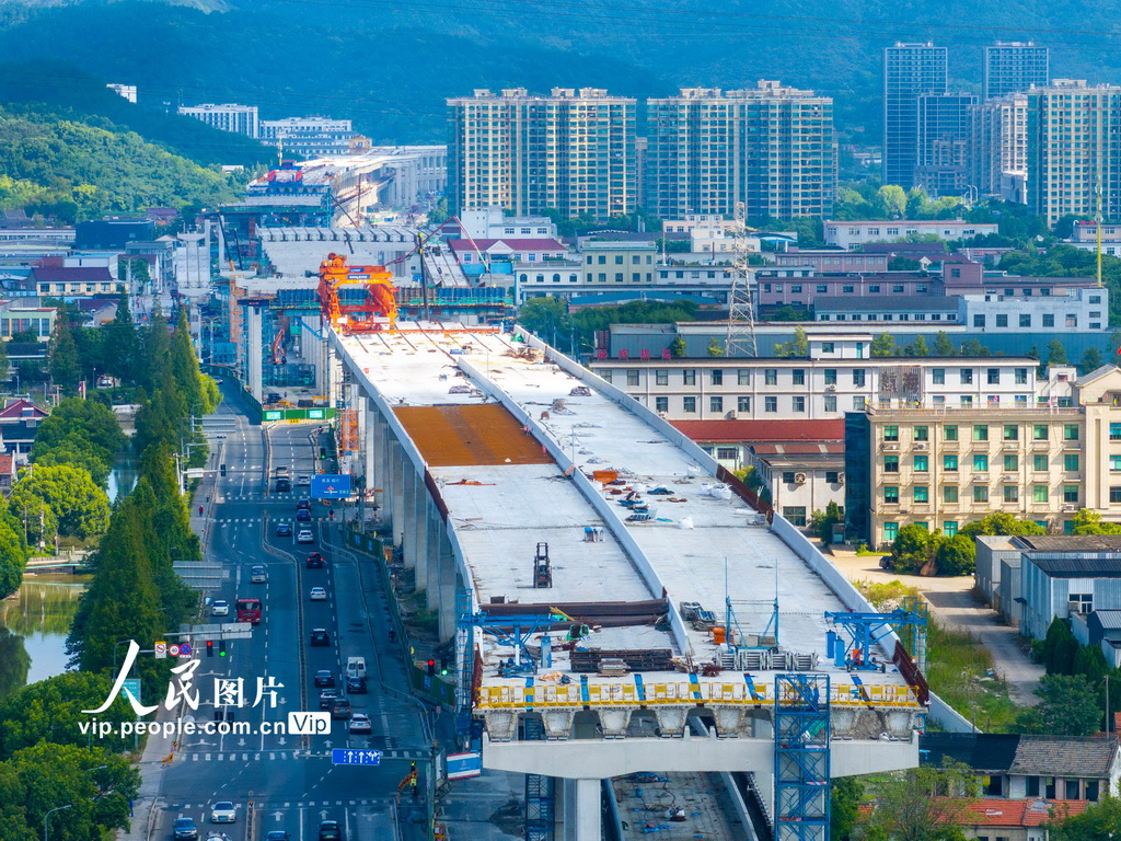 浙江宁波：九龙大道快速路建设正酣【2】