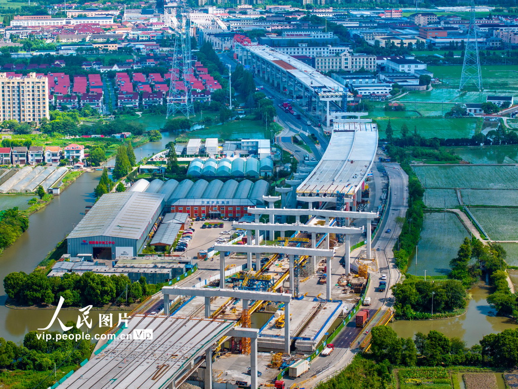 浙江宁波：九龙大道快速路建设正酣【5】