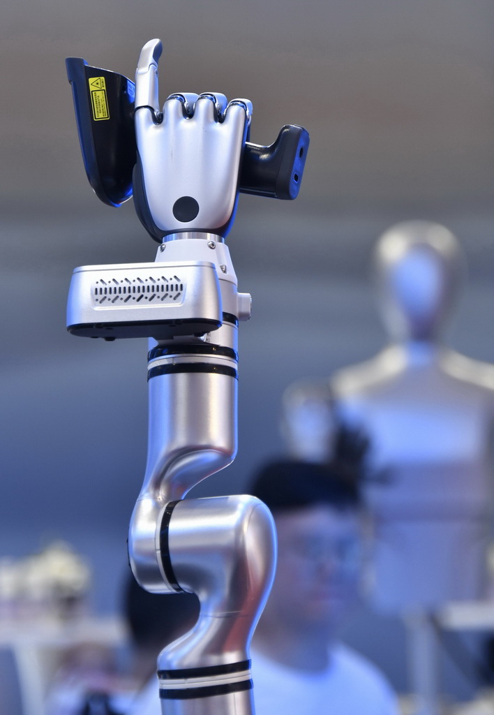 这是8月8日拍摄的2025世界机器人大会上展出的智能机器人。新华社记者 李欣 摄