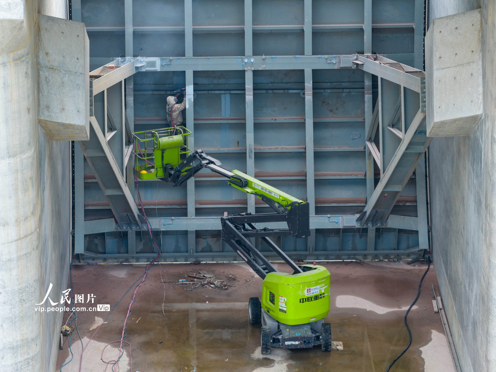 江苏淮安：淮河入海水道二河枢纽建设稳步推进【6】