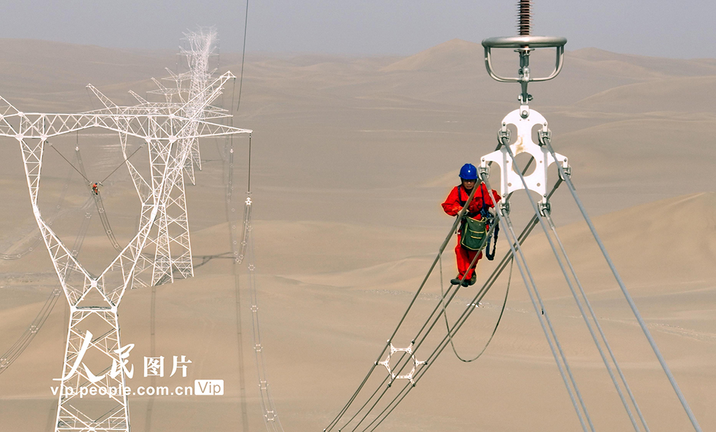 新疆且末：大漠“走线”【5】