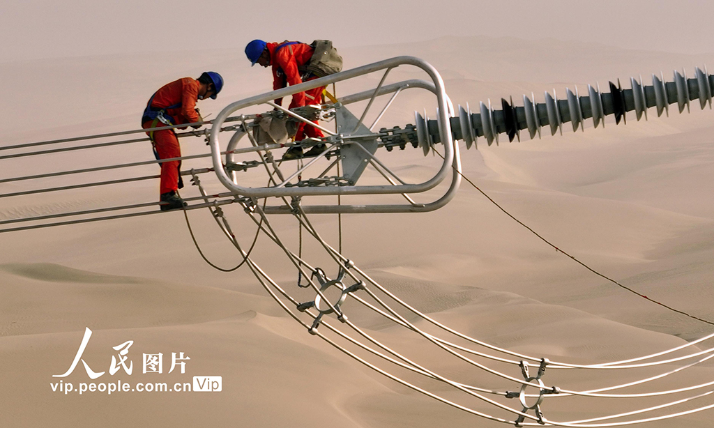 新疆且末：大漠“走线”【4】