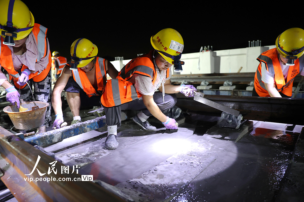 浙江德清：杭德市域铁路错峰施工保进度【4】