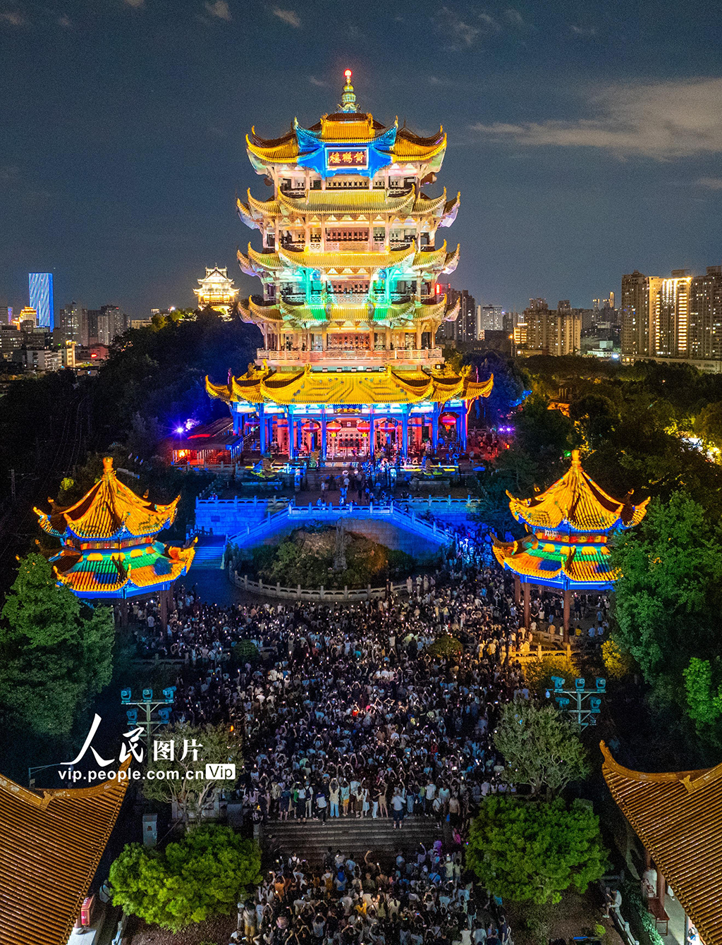 湖北武汉：夜游黄鹤楼【3】