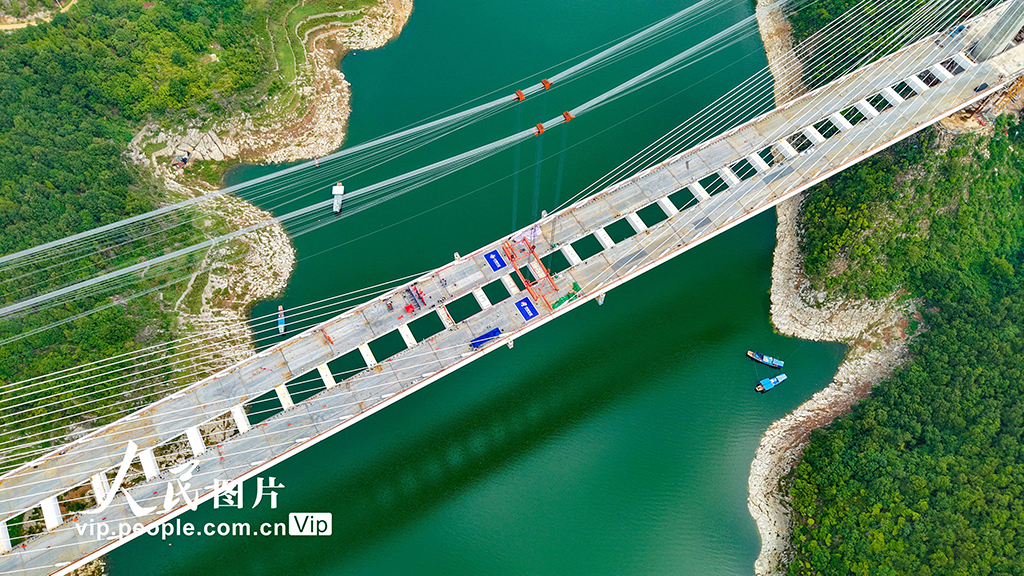 河南淅川：丹江小三峡特大桥成功合龙【6】