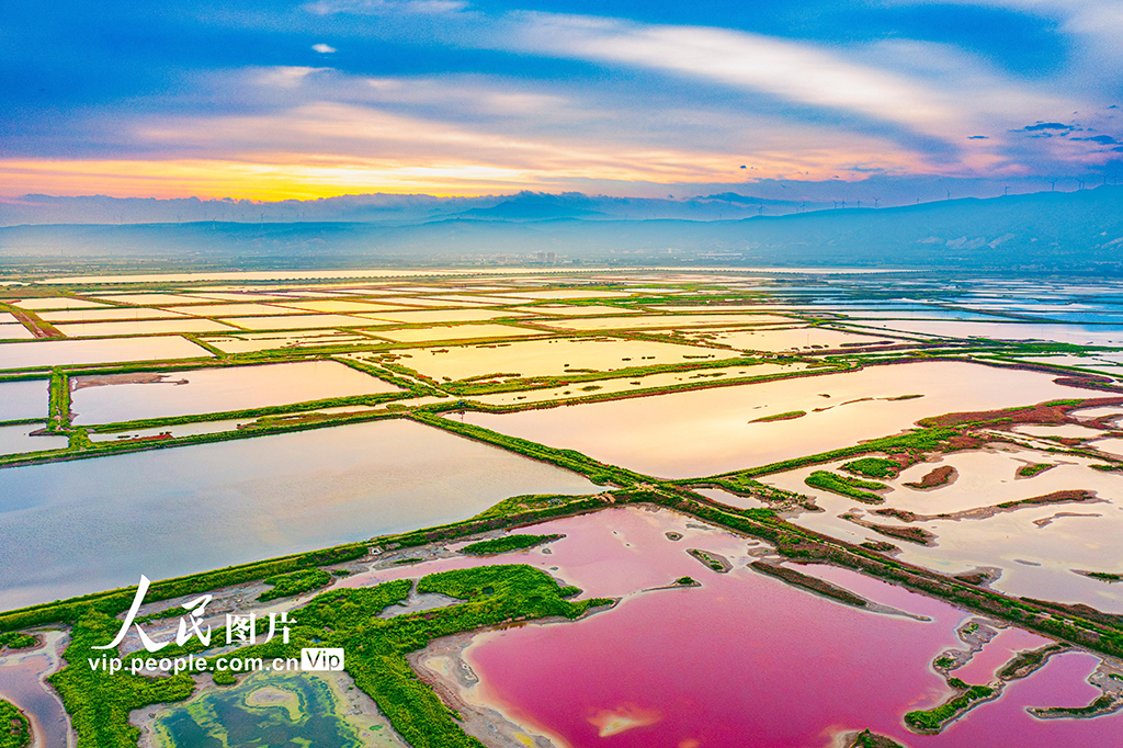 山西运城:盐湖色彩斑斓【3】