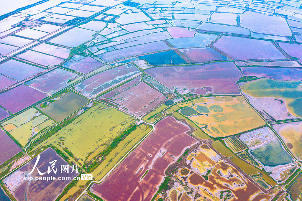 山西运城:盐湖色彩斑斓【4】