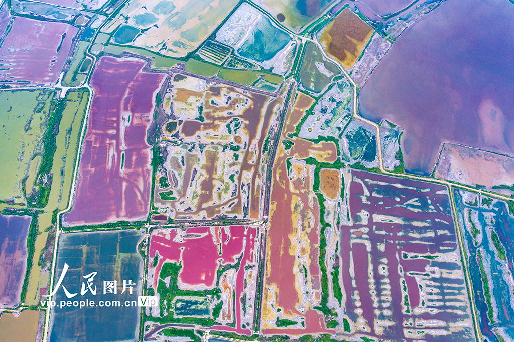 山西运城:盐湖色彩斑斓【5】